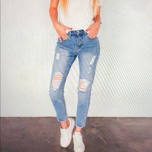 NWT vintage denim mom jeans